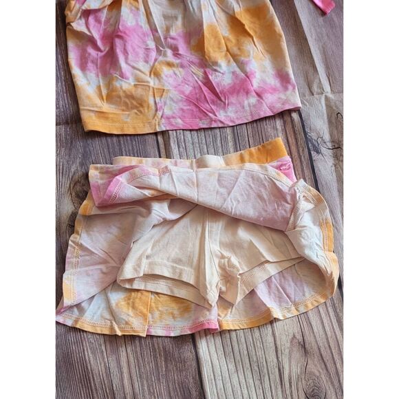 The Childrens Place pink/yellow tyedye outfit - Picture 2 of 6